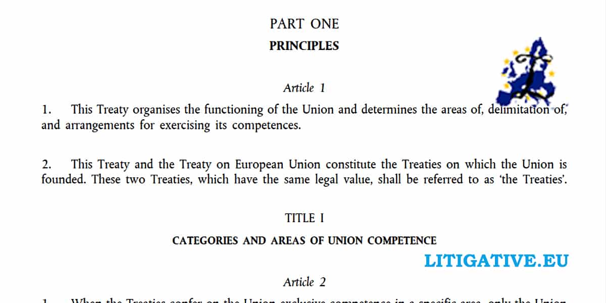 Treaty Functioning European Union